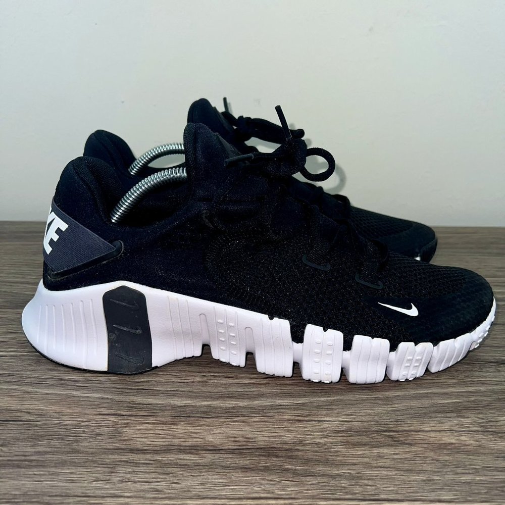 Nike Free Metcon 4 Black White Grey Volt Training Shoes CT3886-010 Men Size 11